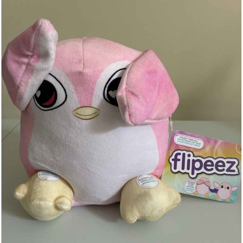 Flipeez Mel the Penguin  Plush Stuffed Animal - Approx 8" High NEW w/tag